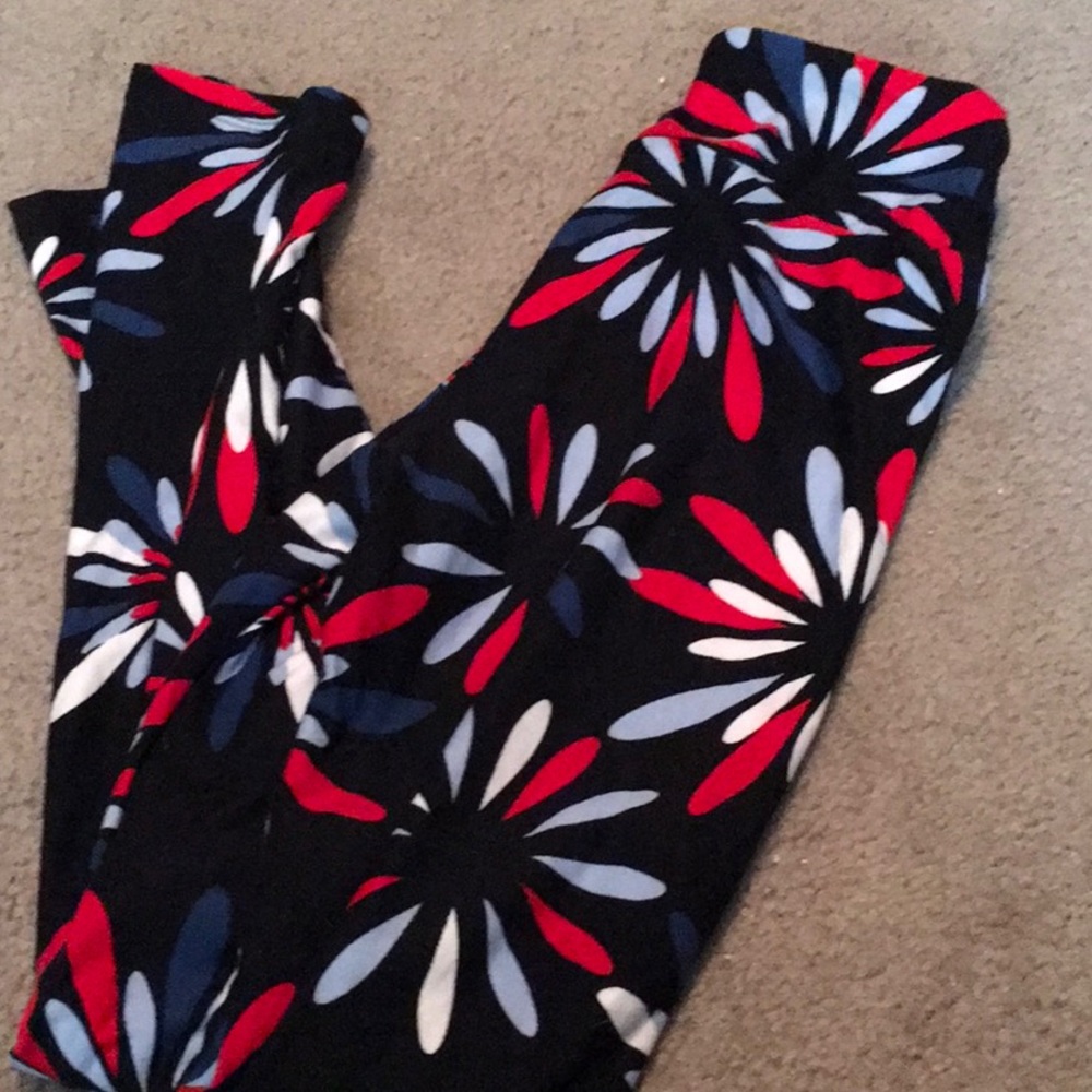 Lularoe tween Fourth of July leggings